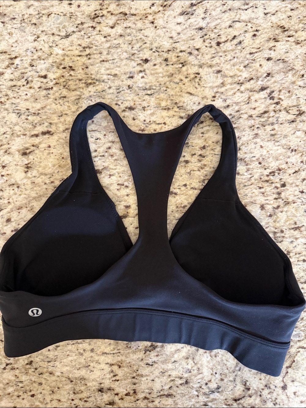 Lululemon Black Sweet Awakenings Bra Wrap w/keyhole Racerback Bralette Sz 10 - Picture 4 of 12